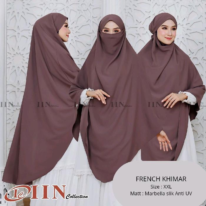 Iin Collection - French khimar syar'i Marbella anti UV