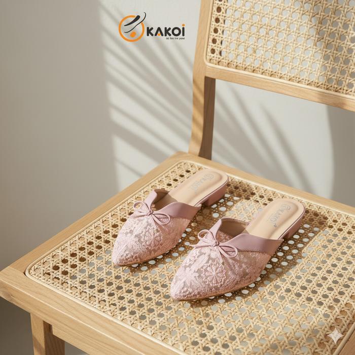 Kakoi Shoes Sepatu Hak Wanita Elegan & Nyaman Sol Empuk Tidak Licin Semi Formal Wedding