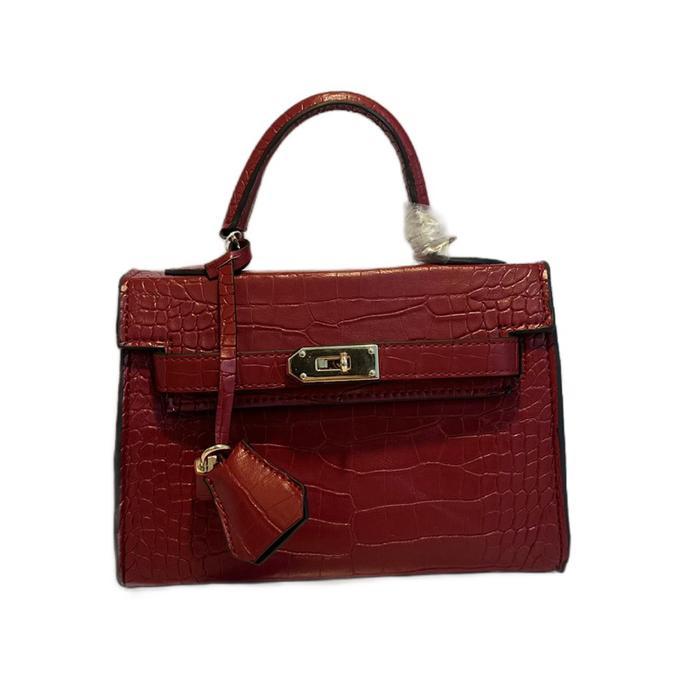 ADRIANA MEGAN croco Dove keli 21,5 cm tas tangan  selempang bag Wanita Perempuan