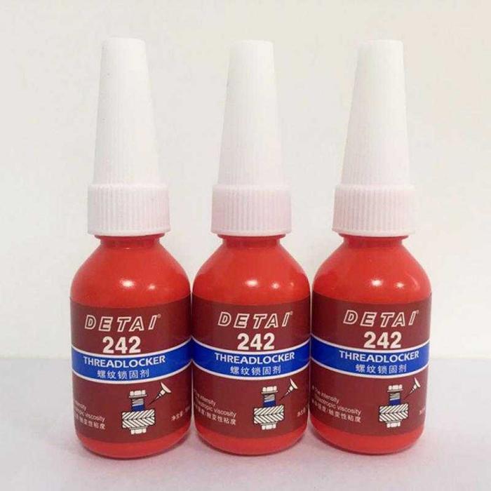 Cairan Liquid Threadlocker Blue Anaerobic Sealant Glue 10ml 242