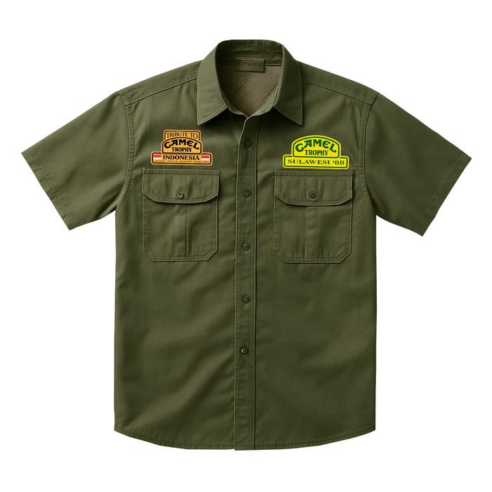 Workshirt Land Rover Tribute | Kemeja Land Rover Tribute  | Workshirt Camel Thropy Tribute | Kemeja 