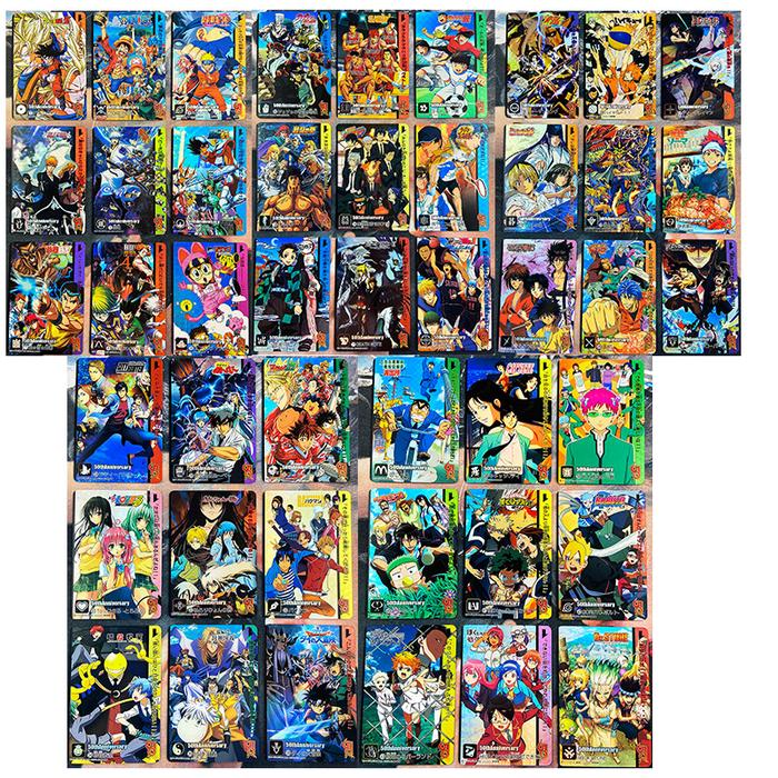 45pcs/set Jump 50th Anniversary Weekly Shonen Dragon Ball Z One Piece