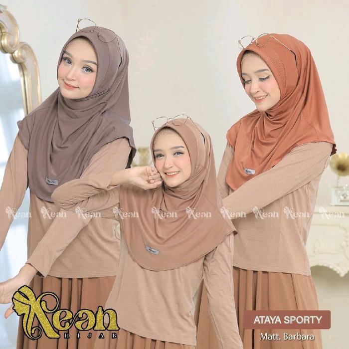 HIJAB KEAN ATAYA SPORT//HIJAB SPORT//HIJAB JERSY