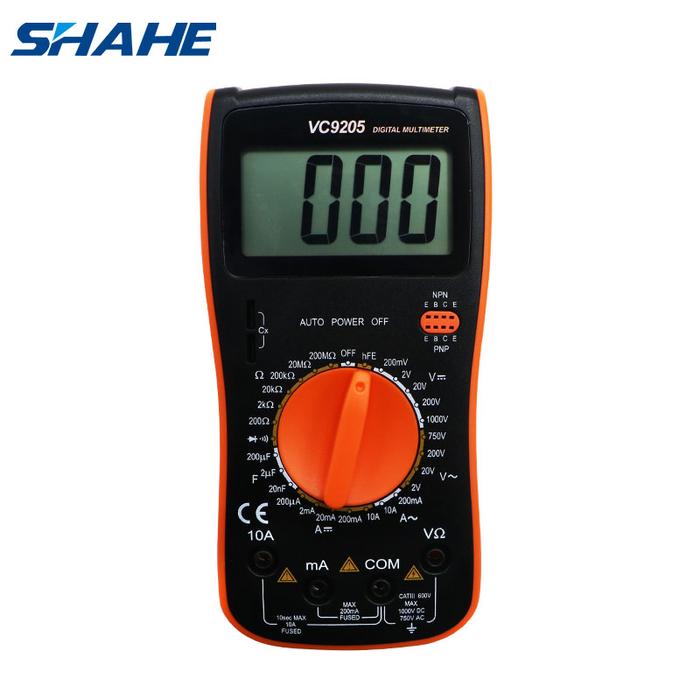 SHAHE Multimeter Digital LCD, Multimeter AC DC, kapasitansi