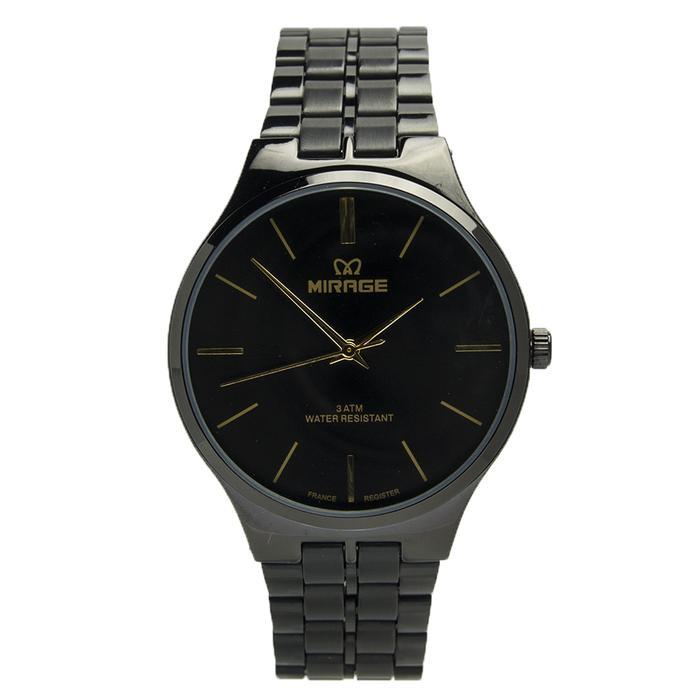 Mirage Watch - Jam Tangan Analog Pria Model Elegant Mewah Full Ack 18602 M Kaca Stainless Watches