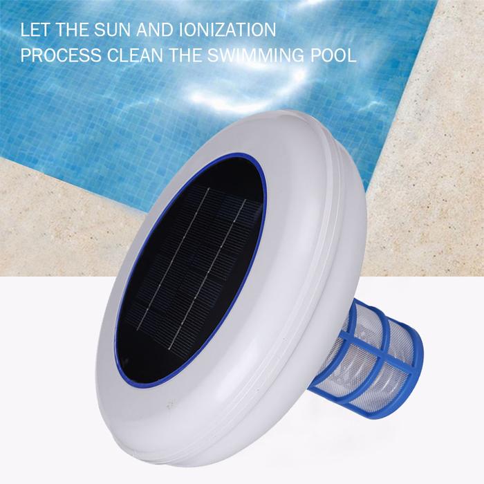 Copper Silver Ion Pool Water Cleaning Purifier Solar Powered