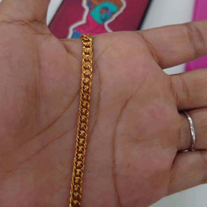 gelang tangan rantai variasi emas 375%