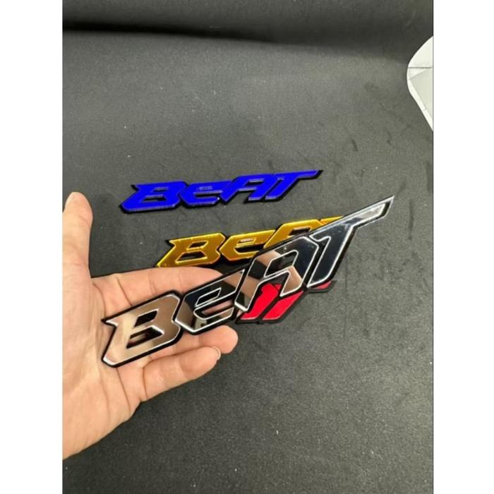 Cod Emblem Beat Emblem Motor Beat Timbul Logo Beat 3D Emblem Motor Beat Akrilik
