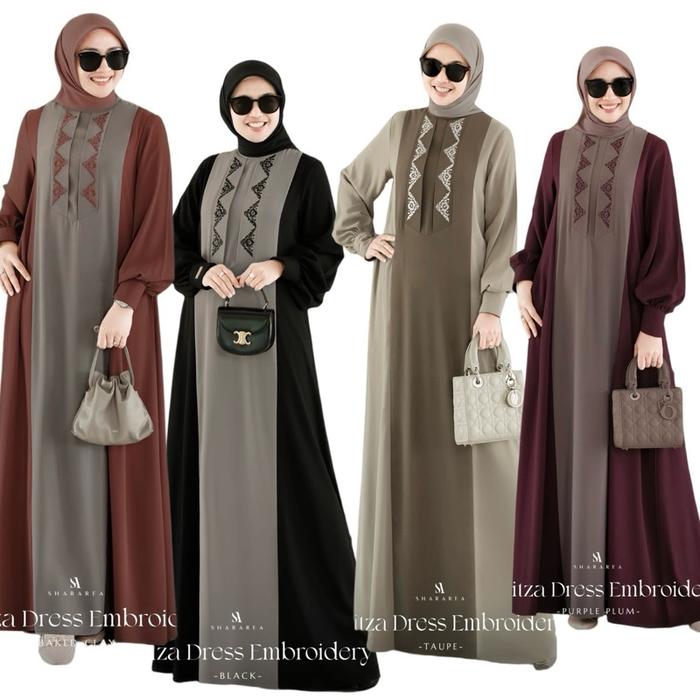 SHARAREA “ Maritza Dress Embroidery”