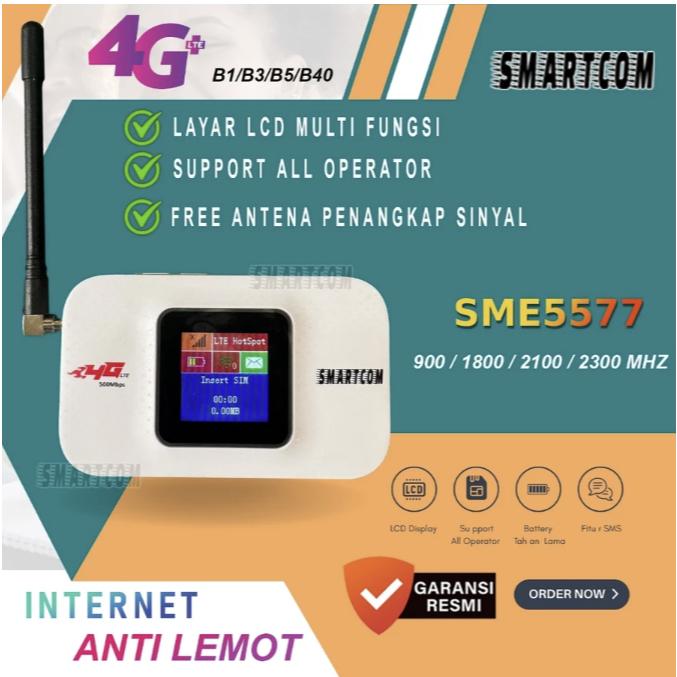 SMARTCOM ~ Mifi Modem Wifi Modem 4g Router E5576 Unlock All Operator