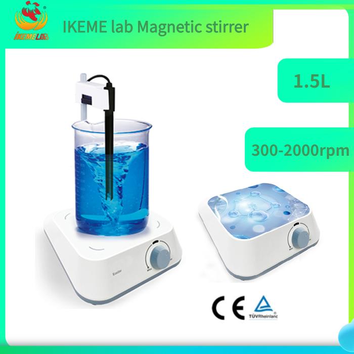 Pengaduk Magnetik Kecepatan 300-2000Rpm 1, 5L Kapasitas Pengaduk