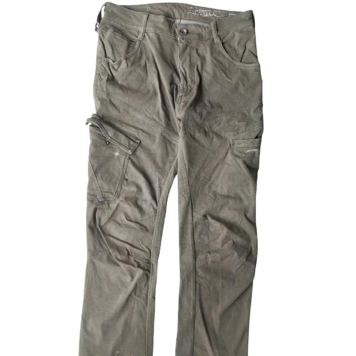 FieldCore Workman Japan Aero Light Stretch Cargo Pants Olive Celana Panjang Original Second Korea Ja