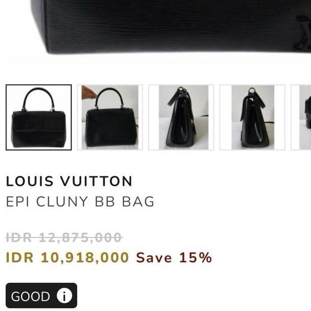 second Lv cluny - preloved louis vuitton ori