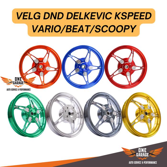 NEW! Velg K-Speed Delkevic Vario Beat Scoopy Mio Accessories Gold