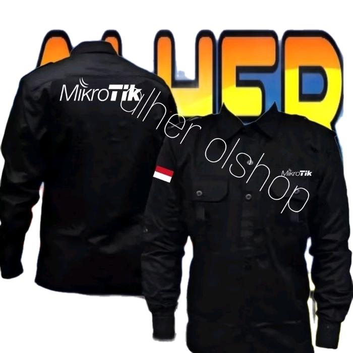 Kemeja mikrotik baju mikrotik seragam mikrotik Pdh mikrotik Pdl mikrotik baju kerja mikrotik kemeja 