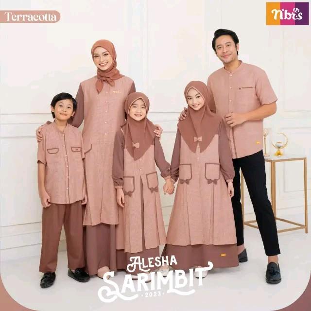 Sarimbit Alesha dewasa Gamis alesha couple