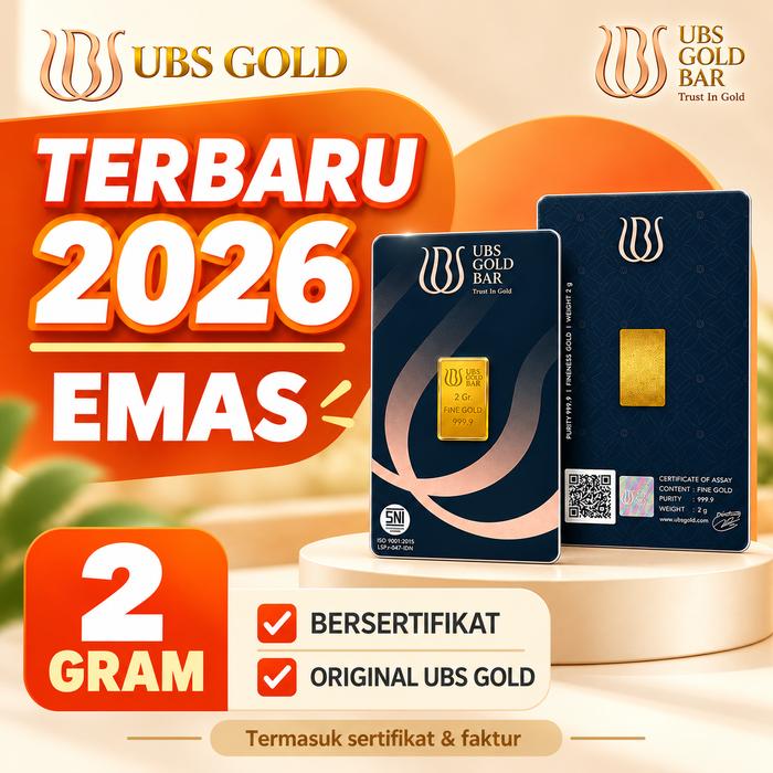 LOGAM MULIA EMAS UBS 2 GRAM 2026 TERBARU [100% ASLI]
