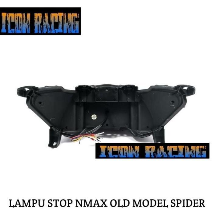 STOPLAMP NMAX OLD MODEL SPIDER 3 IN 1 CR7 LAMPU REM BELAKANG LED PLUS SENJA SEN MOTOR NMAX 2015 2016