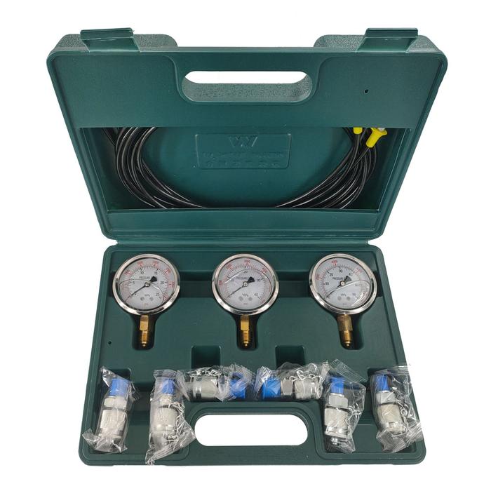 Hydraulic Pressure Gauge Kit Excavator Hydraulic Pressure Meauring
