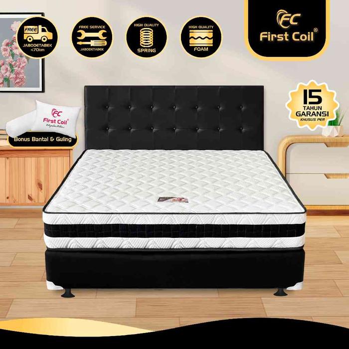 NEW PRODUK First Coil Springbed Crown - Kasur Springbed Fullset