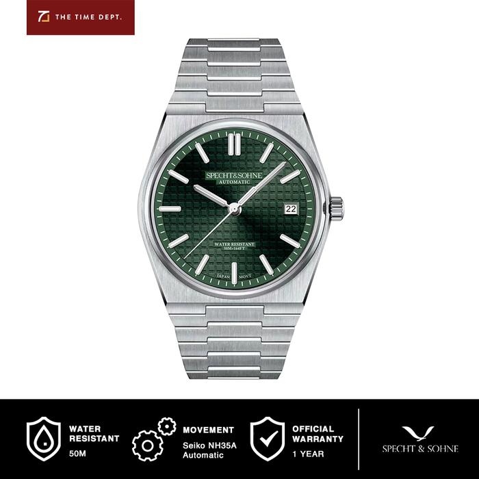 Specht & Sohne SP0007 Green 37MM Japan Miyota Movement Jam Tangan Pria