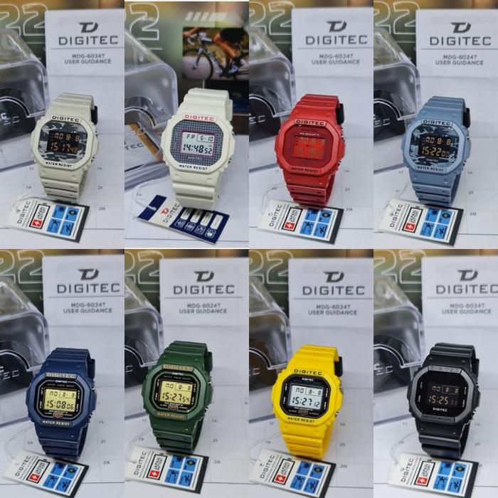 Jam Tangan Wanita Digitec MDG 6024/MDG6024 Digital Original
