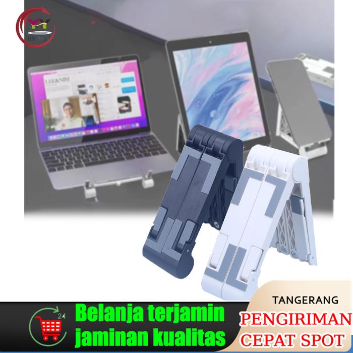 Cooler Laptop Yang Penahan Laptop/Holder Laptop Stand Bisa Dilipat(Dudukan Ponsel)