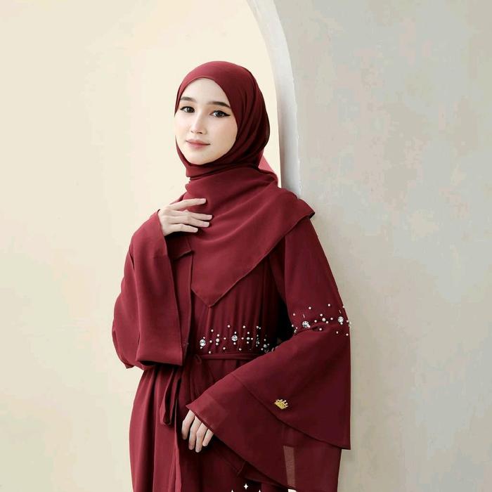 Moana Abaya Kazami Store Siap Kirim Gratis Pashmina