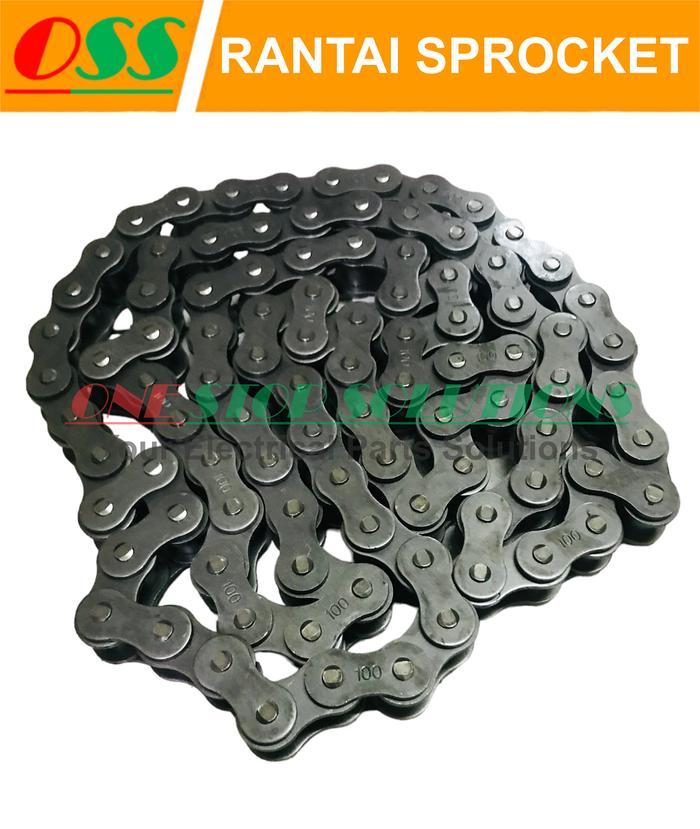 Rantai Sprocket Rs100-1 / Roller Chain Rs 100 #Gratisongkir