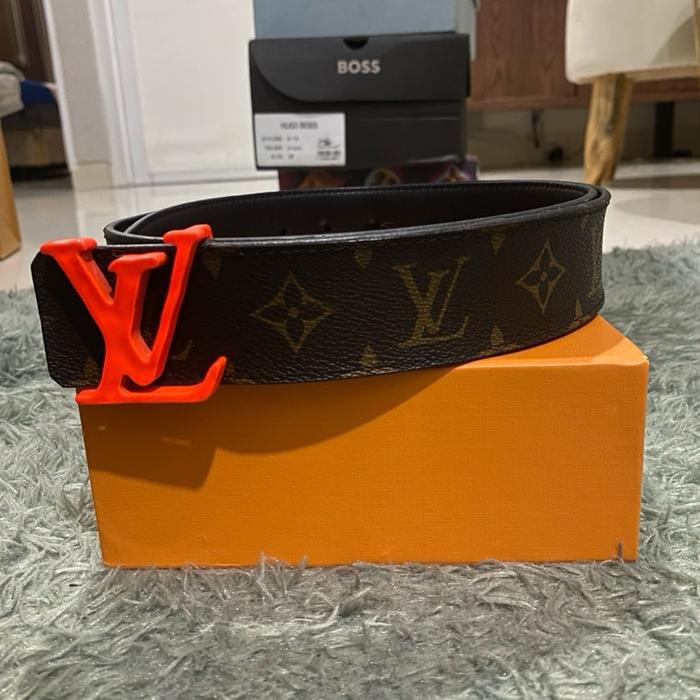 Louis vuitton reversible belt monogram original