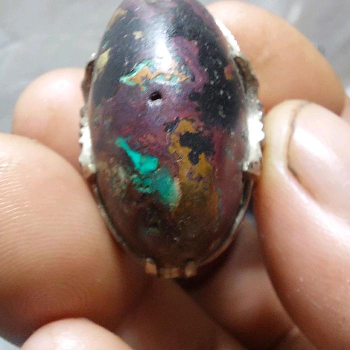 cincik akik damar wulan multi warna