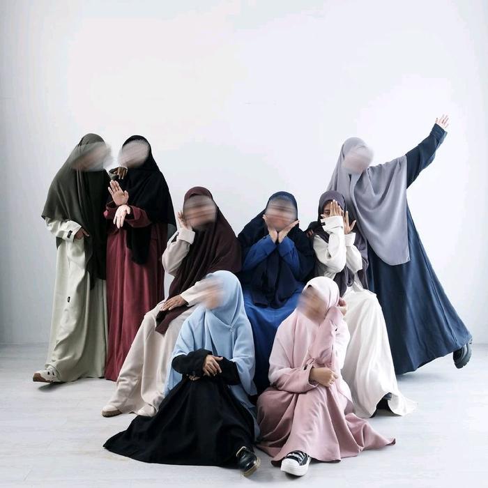 KHIMAR SEGI EMPAT SQUARE BY SIDRA. CO