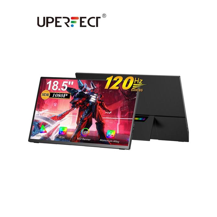 UPERFECT USetup E05 18.5" Gaming Monitor 120hz FHD 1080P USB-C HDMI