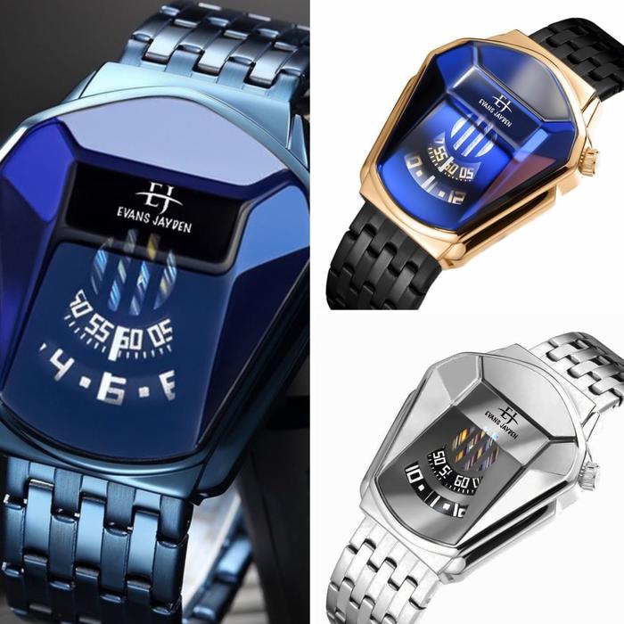 Jam Tangan Pria Evans Jayden 9953 Original
