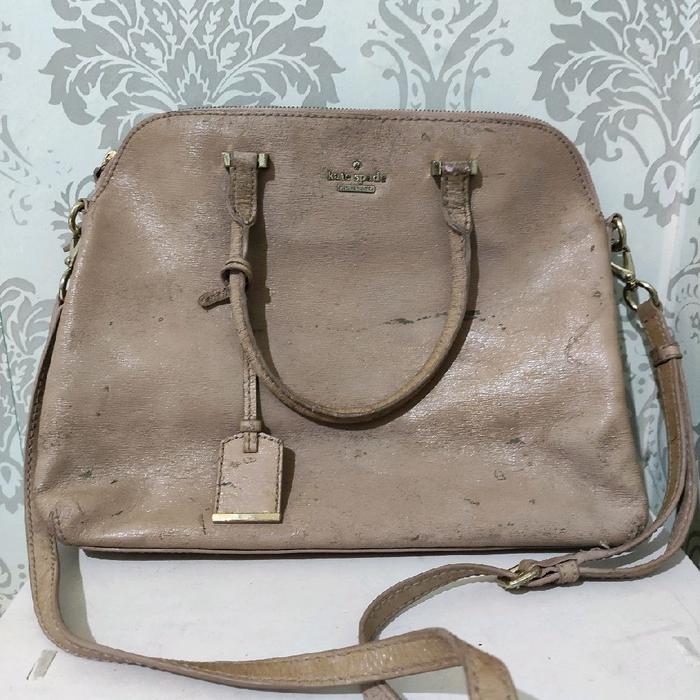 Tas selempang kulit keds preloved