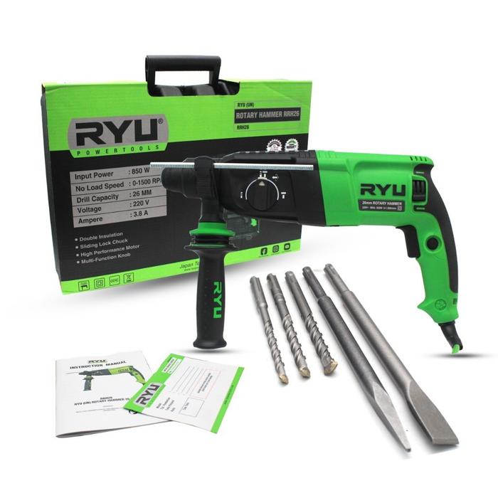 RYU BOR BOBOK RRH 26 /RYU ROTARY HAMMER RRH 26