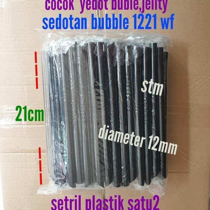 SEDOTAN BUBBLE 1221 HITAM - BOBA STRAW