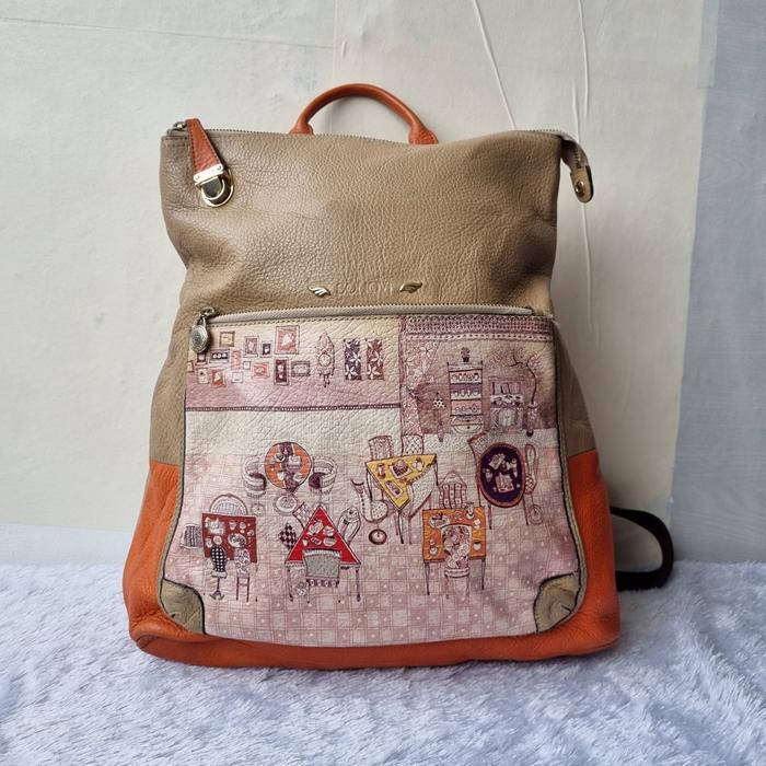 TAS RANSEL KULIT SONOVI WANITA SECOND BRANDED IMPORT / TAS RANSEL FASHION WANITA