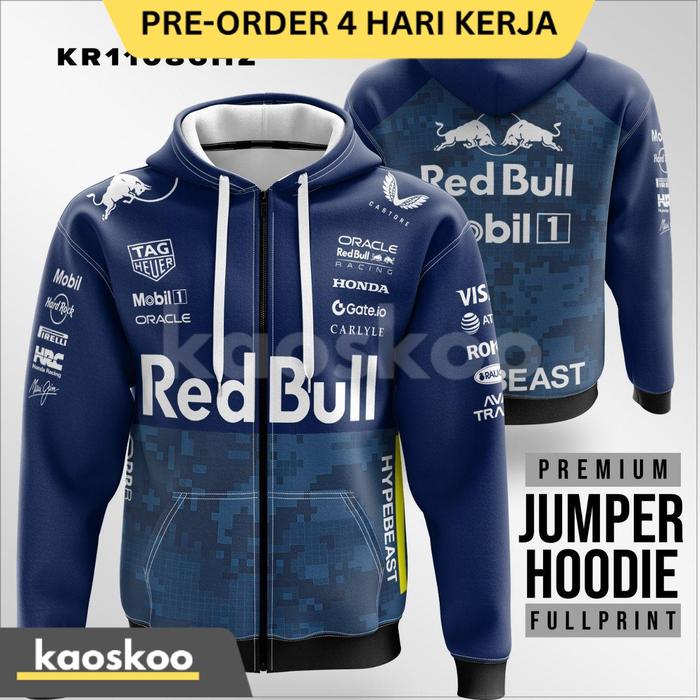 Jaket Redbull Hypebeast Racing Team