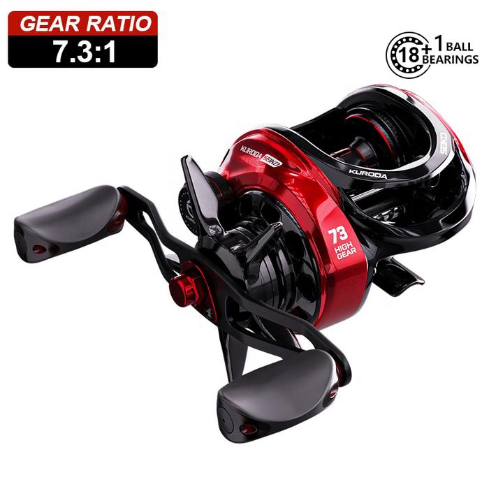 Baitcasting Fishing Reels 18 Ball Bearings Ultralight Baitcasting