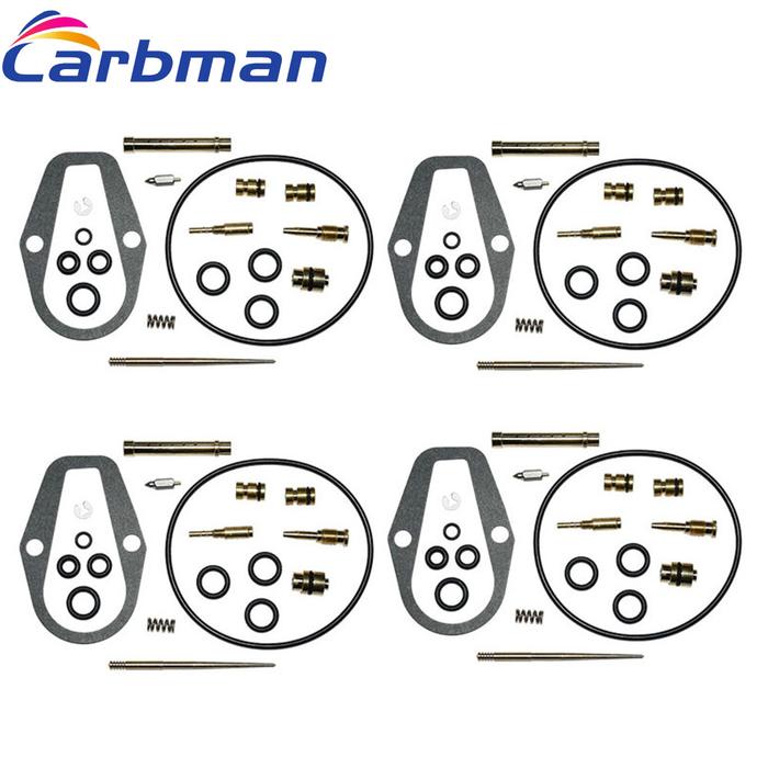 Carbman 4 Sets Carburetor Repair Kit For Honda CB500 F Four CB500F CB