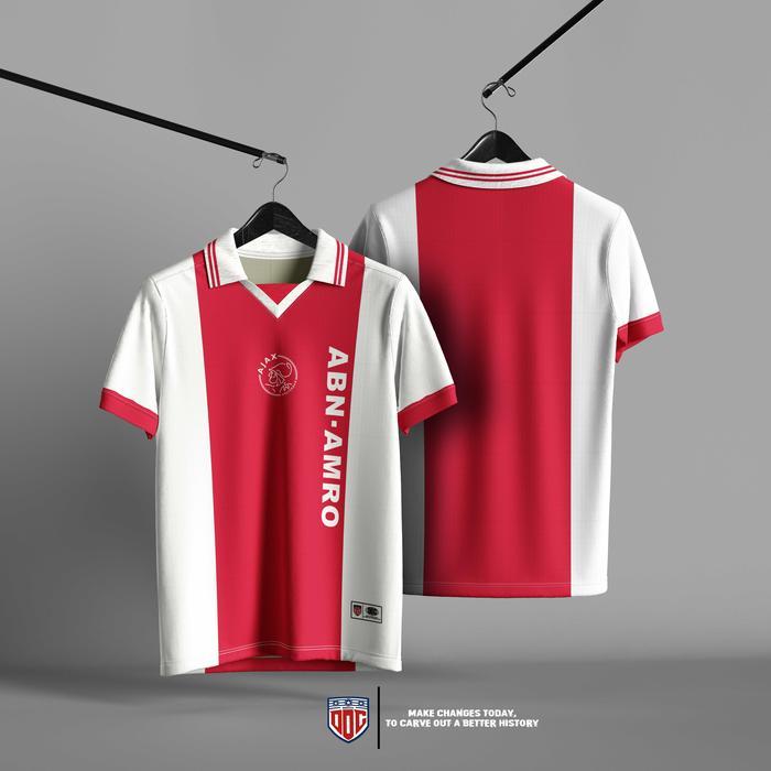 PREMIUM DOC Apparel Jersey Vintage Suporter Fantacy Ajax V2 Streetwear Oversize Boxy fit Retro Rugby