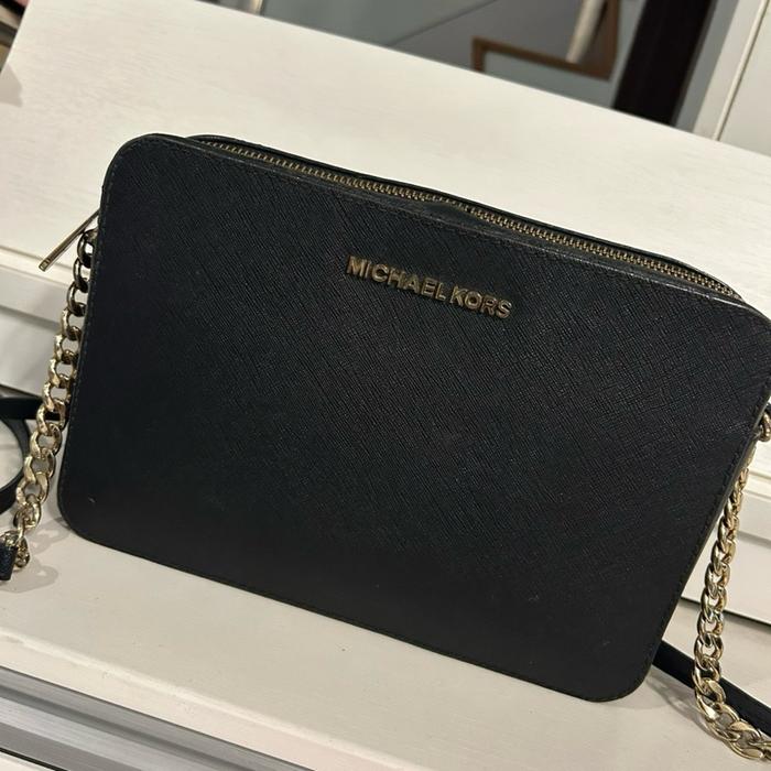 Preloved MK Camera Bag Jet Set Black