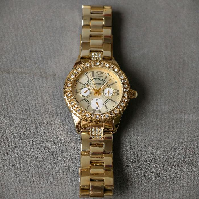 (Barunya 3jt) Jam Tangan Marc Ecko Multifuncion Gold Original Chronograph