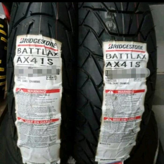 PAKETAN BAN LUAR BATTLAX BRIDGESTONE ADVENTURE CROSS SCRAMBLER AX41S UK 120/70-17 DAN 180/55-17 TUBE