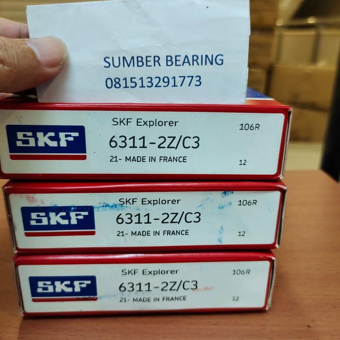 Ball Bearing 6311 2Z C3 6311 ZZC3 SKF