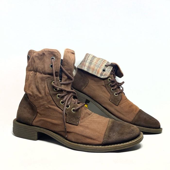 Sepatu Stefano Rossi Boot Roll Top Size 39 Pria