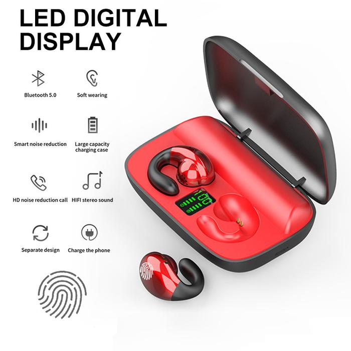 Mini Ear-Clip TWS Bluetooth Earphone Clip On Ear Wireless Sport