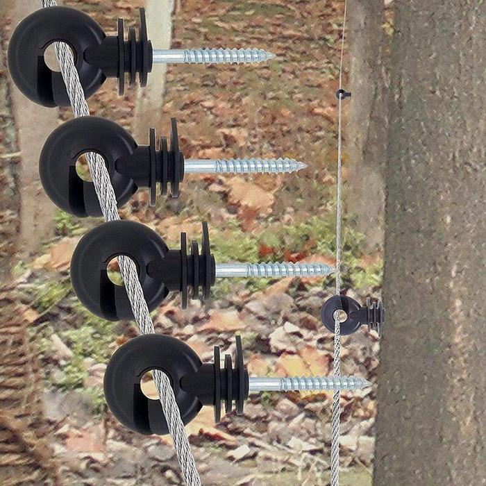 10 Pcs Isolator Pagar Listrik Electric Fence Insulator Ring Insulator Pagar Listrik Insulator Pagar
