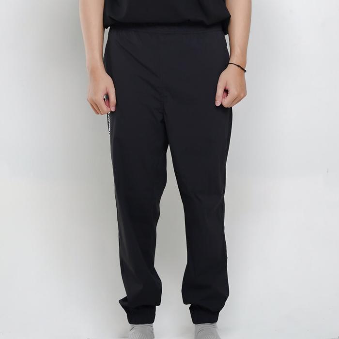 Celana AAPE NOW HEAD PATCH POCKET BLACK JOGGER PANTS 100% ORIGINAL